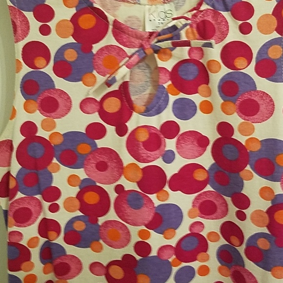 Circular pattern cotton dress - Picture 2 of 7